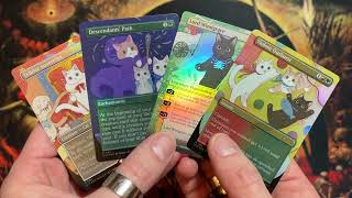 MTG Secret Lair Unboxing  LOOK AT THE KITTIES MagicCon 2023 Exclusive [upl. by Ahsienahs]