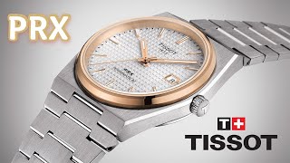 Tissot  PRX Powermatic 80  Audemars Piguet Royal Oak Tapisserie Dial T1374072103100 [upl. by Noelyn]