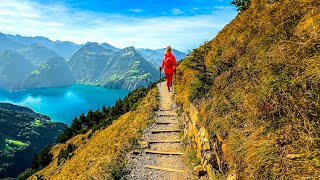 Walking the most epic ridge hike in Switzerland 🇨🇭 Stoos  Fronalpstock [upl. by Irrab246]