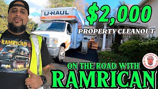 🚨 Police Pulled Me Over On My Way To Dump Junk  2000 Property Cleanout 💵💵 junkremoval [upl. by Ardnasac897]