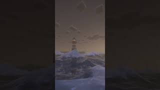 Stunning Minecraft Lighthouse with Realistic Waves amp Lighting [upl. by Nihsfa]