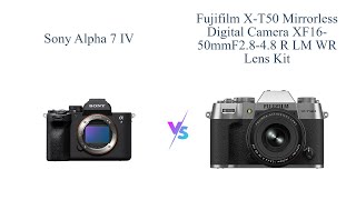 Sony Alpha 7 IV vs Fujifilm XT50 📸 Which Camera is Better [upl. by Nera]