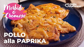 POLLO alla PAPRIKA MORBIDO CREMOSO e SUPER APPETITOSO😍🔥 [upl. by Enyluqcaj165]