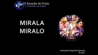 Alejandra Guzman Mirala Miralo karaoke Versus [upl. by Kahler]