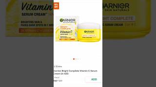 Garnier Vitamin C serum cream at swiggy instamart swiggy cream beauty beautiful swiggyinstamart [upl. by Eelyam732]