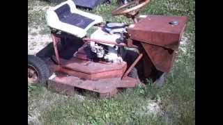 Old Vintage Ride King Riding Mower [upl. by Mich]