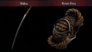 Ronin Ring amp Hiltless Weapon  Demons Souls [upl. by Trocki]