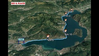 12° Sarnico Lovere Run 2024 vola sul percorso 3D di 2525 km [upl. by Gnik11]