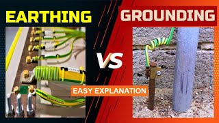 Earthing vs Grounding  Difference between Earthing amp Grounding [upl. by Whitby]