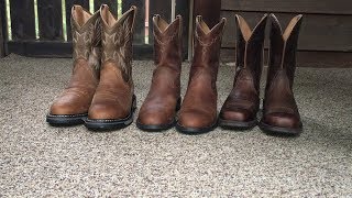 Ariat Western Boots Roper Rambler And The Workhogs [upl. by Haggerty]