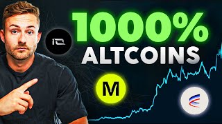 TOP 3 Altcoins To Buy Now BEFORE Crypto Pumps 100x Growth [upl. by Ballou]