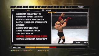 WWE 12 CreateAFinisher  The Frostbite [upl. by Nivrek]