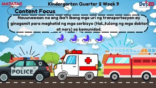 MATATAG Kindergarten Quarter 2 Week 9 [upl. by Hoskinson]