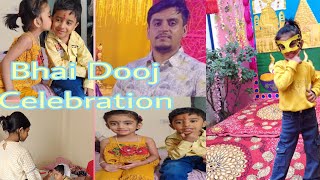 Bhai Dooj Celebration🥰 ll Bhaiya Dooj ll पाखी ने गोलू दादा को लगाया टीका ll Hindu Festival [upl. by Anahc]