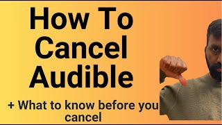 How to cancel your audible subscription [upl. by Aivartal]