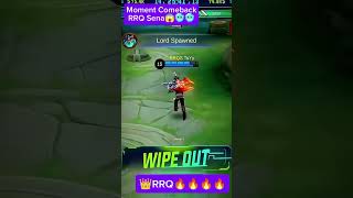 Moment epic Comeback RRQ Sena🥶  RRQS Vs Onic fypシ゚viral vivarrq teamrrq mpl mdls10 mlbb [upl. by Esenwahs592]