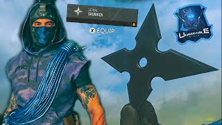 My Secret Ninja Skin Throwing Shuriken  Ninja Stars in SEASON 2 Modern Warfare 2 Warzone [upl. by Clarisse]