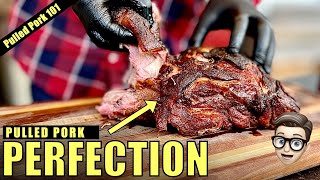 How to smoke perfect PULLED PORK every time Kamado Joe 101 [upl. by Eladal]