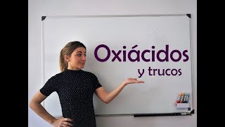 QUÍMICA Formulación de OXIÁCIDOS y trucos [upl. by Aivatnahs]