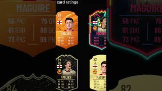 Harry maguires fifa fc card history [upl. by Reh]