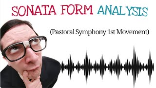 Beethovens Pastoral Symphony 1st Movement Analysis Sonata Forma visualaural map [upl. by Jacki4]