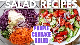 SKINCARE SALAD RECIPE PURPLE CABBAGE Benefits on skin amp GUT healt salad skincaretips saladrecipe [upl. by Alleciram]