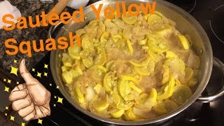 How to Make Sauteed Yellow Squash [upl. by Atarman339]