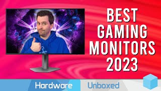 Best Gaming Monitors of 2023 1440p 4K Ultrawide 1080p HDR and Value Picks  November Update [upl. by Ecidnak]