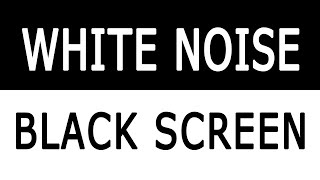 White Noise Black Screen for Sleeping Studying and Concentration  24 Hours  Perfect Sleep Aid [upl. by Niwrehs]