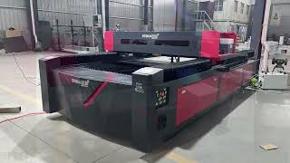 600W double head CO2 laser cutter machine from STYLECNC [upl. by Harat568]