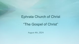 Ephrata Washington Church of Christ Worship Service [upl. by Sirromaj]