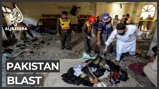 Several dead in blast at religious school in Pakistan’s Peshawar [upl. by Brittni]