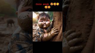 cute monk with funny reaction 😂🤣😅😂😄😂cutebaby cute cutemonk littlemonk shorts trending [upl. by Cleave]