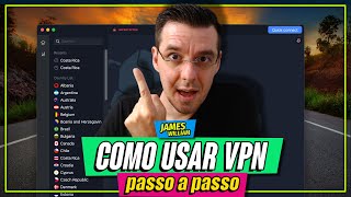 COMO INSTALAR E USAR UMA VPN  PASSO A PASSO NORDVPN [upl. by Crawley]