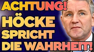 🚨EIL HÖCKE SPRICHT KLARTEXT 🚨GANZER SAAL TOBT thueringen ampelmussweg afd [upl. by Breeze]