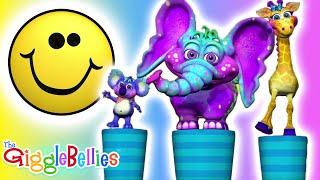 Smile With Us  Happy Nursery Rhymes  GiggleBellies [upl. by Kamillah693]