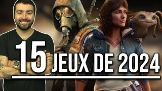 15 JEUX VIDÉO À FAIRE EN 2024 [upl. by Nahpets]