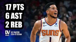 Devin Booker vs Pacers 17 pts 6 ast 2 reb  Dec 19 2024  Regular Season [upl. by Alister]