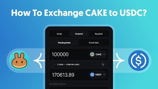 How To Convert CAKE To USDC [upl. by Llenahs]