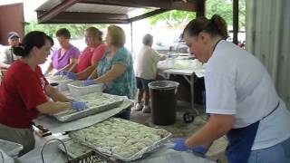 Schulenburg Texas  St Rose of Lima Parish  Fried Chicken  Part 1 [upl. by Anecuza]