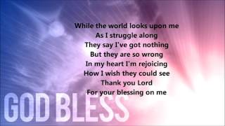 Thank You Lord For Your Blessings On Me Lyrics [upl. by Ahouh]