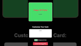 How to Make a Popup Greeting Card 🥳🎉 coding [upl. by Okoyik]