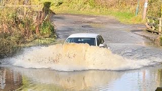 Floods floods and more Floods Uk Flooding  vehicles vs deep water  flood compilation [upl. by Anal864]