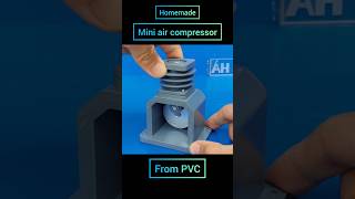 homemade mini air compressor from PVC part2  sillyinventor inventions diy dcmachine machine [upl. by Alial20]