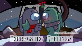 🎄EXPRESSING FEELINGS🎄 AMONG US COMIC OFFICIAL Rodamrix CHARACTER [upl. by Atsylac718]