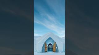 Sleep Inside a Hotel Made Of Ice In Quebec City icehotel besthotel quebeccity christmastown [upl. by Tesil]