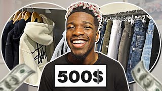 500€ POUR REFAIRE MA GARDE ROBE  👕🤑  Comment Être Stylé Avec Un Budget Limité [upl. by Erroll]