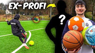 MULTI FUßBALL GOLF CHALLENGE vs EX BUNDESLIGAPROFI [upl. by Ardisj]