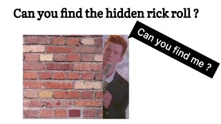 Can you find the hidden Rick Roll [upl. by Feldt]