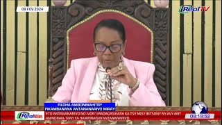 REAL NEWS  NY VAOVAO MARINA MIVANTANA 09 FEVRIER 2024 madagascar [upl. by Atiseret]